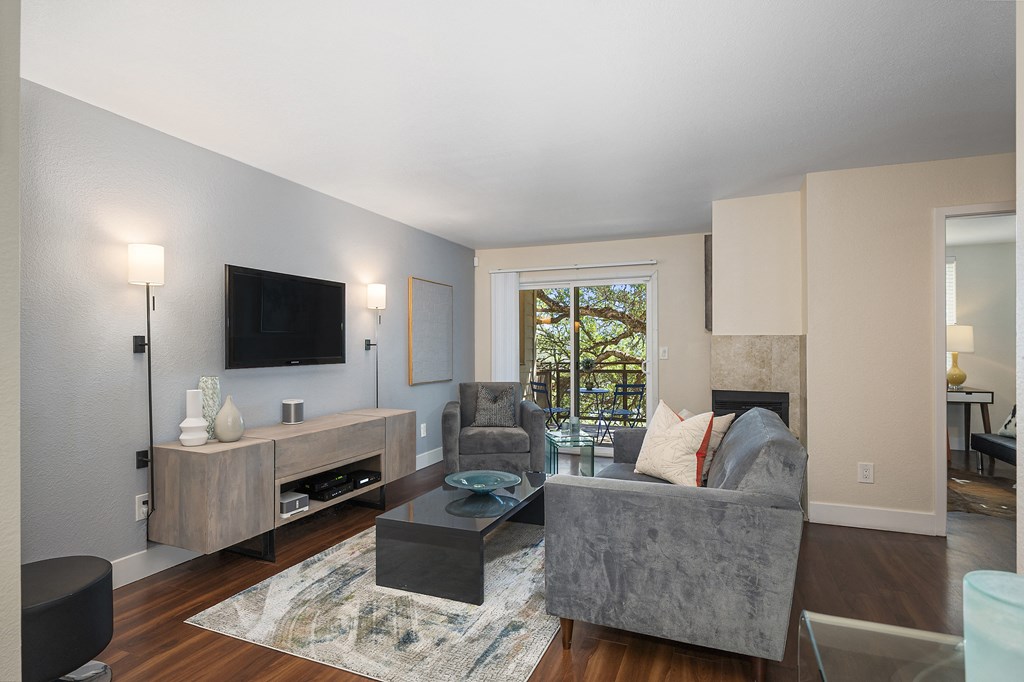 a living room with two couches and a coffee table at Folsom Ranch, California, 95630