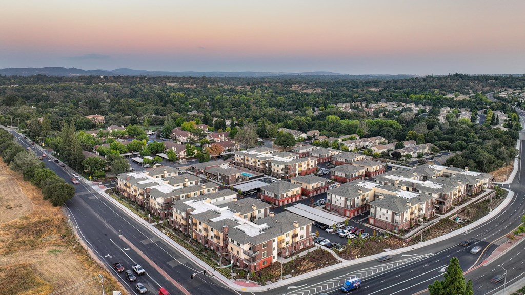 Drone View at Sierra Gateway Apartments, Rocklin, CA, 95677