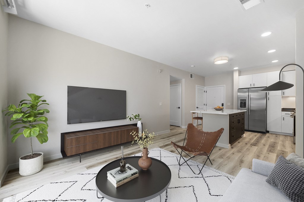 Floor Plan A Living Room at Sierra Gateway Apartments, Rocklin, 95677