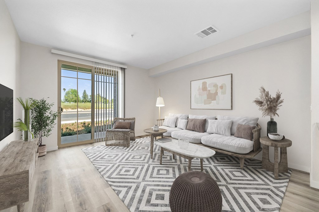 Floor Plan B Living Room at Sierra Gateway Apartments, Rocklin, 95677
