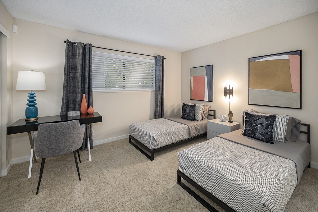 Bedroom at Silverstone Apartments, Davis