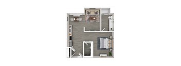 Unit-E at Track 281 Apartments, Sacramento, CA