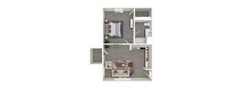 Unit-F at Track 281 Apartments, Sacramento, 95811