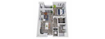 Unit A at Sierra Gateway Apartments, Rocklin, California