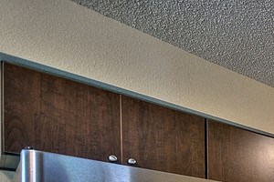 Kitchen with Stainless Steel Appliances Kitchen with Stainless Steel Appliances Refrigerator Microwave Oven Stove and Dishwasher - Photo Gallery 5