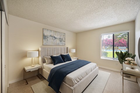Comfortable Bedroom at Fountains of Fair Oaks, California, 95628