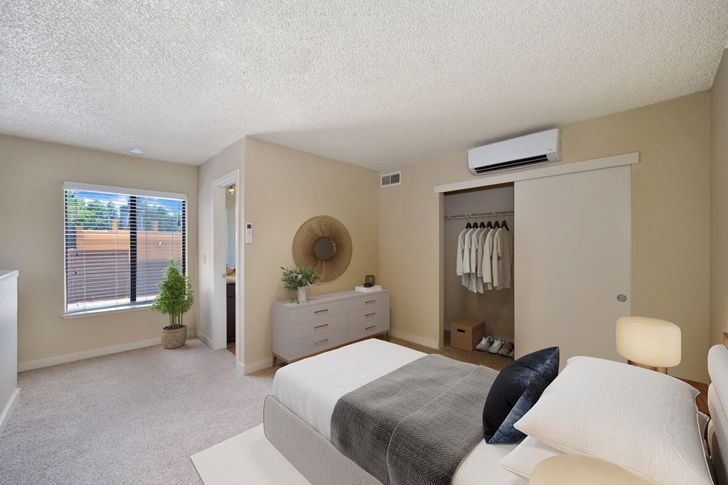 Bedroom With Closet View at Fountains of Fair Oaks, Fair Oaks, CA