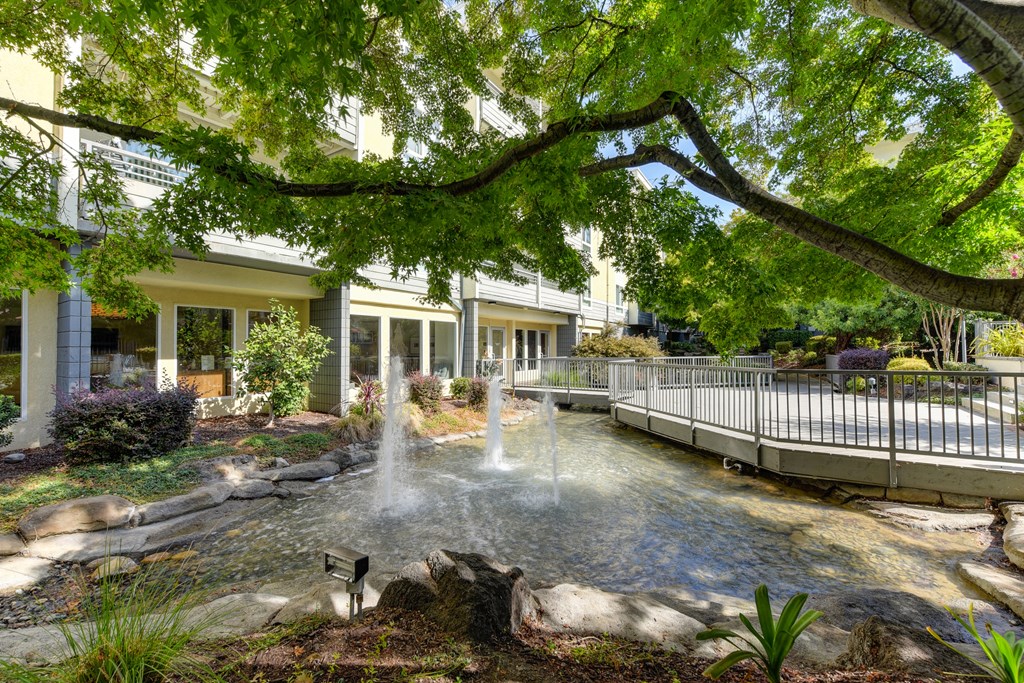 On-site Pond With Water Features at The Retreat at Walnut Creek, Walnut Creek, CA, 94596