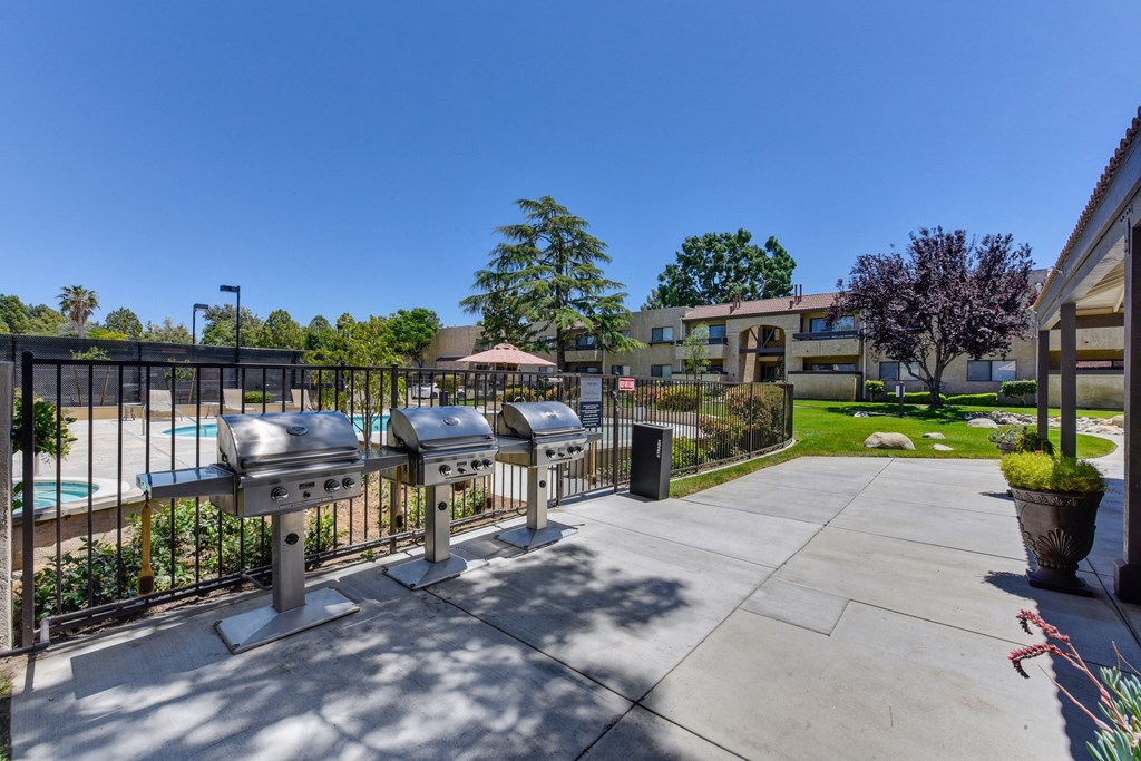 Community BBQ's on-Site, outside of the fenced pool area,  for all residents to use.