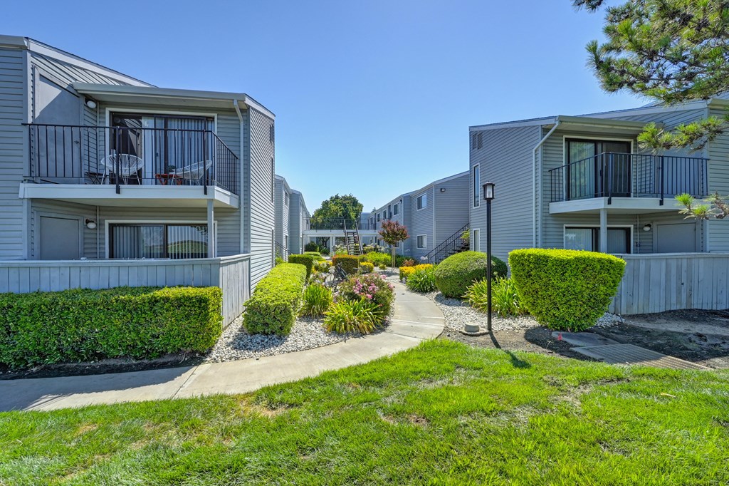 Exterior area at Silverstone Apartments, Davis 95618