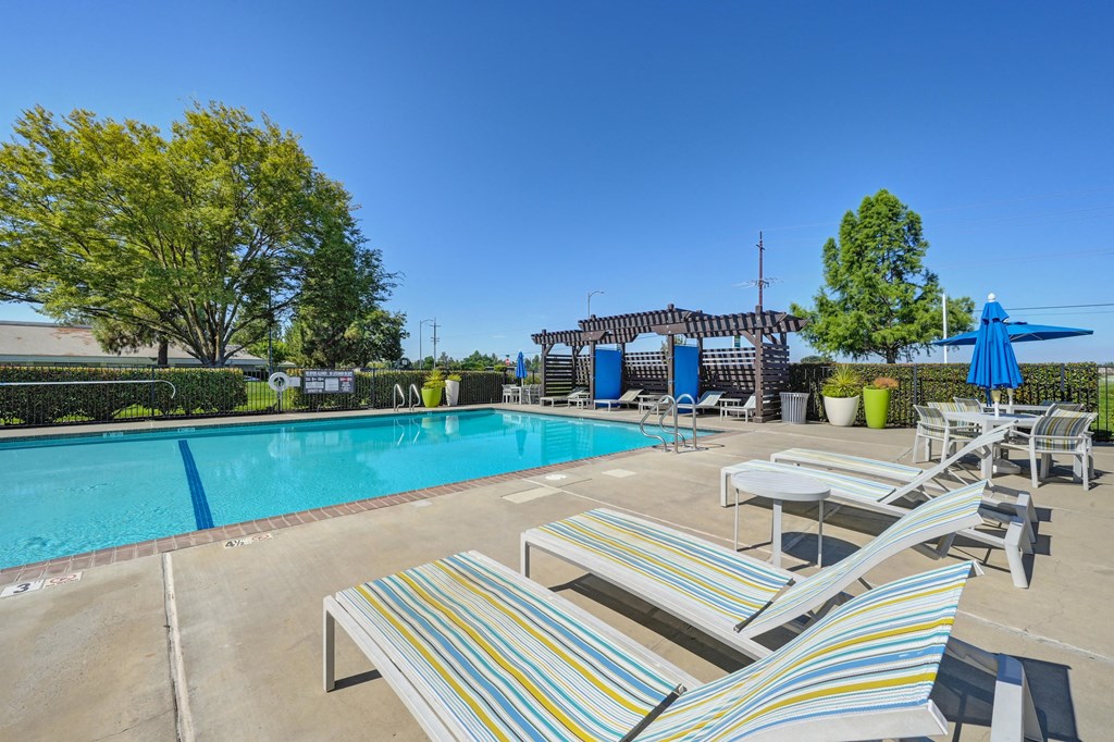 Pool at Silverstone Apartments, California