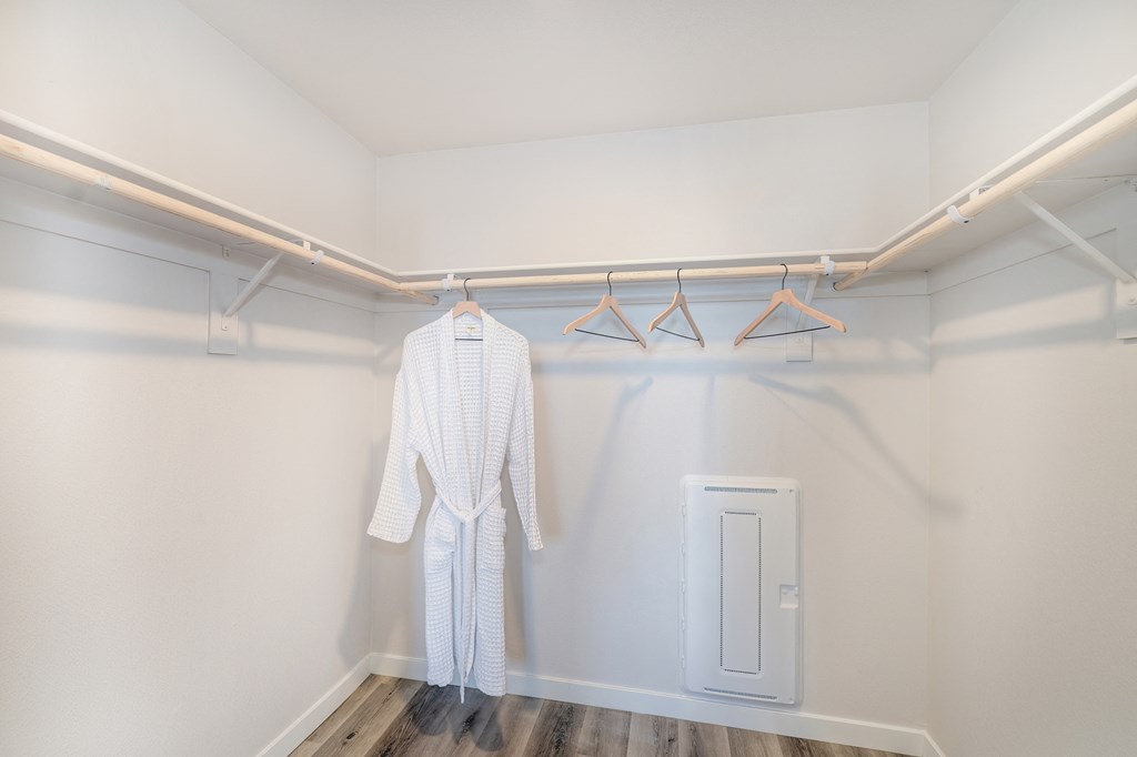 Very Large extended Bedroom Closet at Sierra Gateway Apartments, Rocklin, CA, 95677