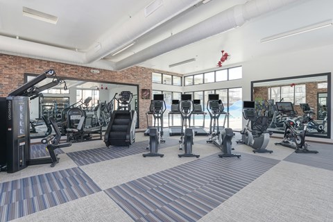Modern Fitness Center at Sierra Gateway Apartments, Rocklin, 95677