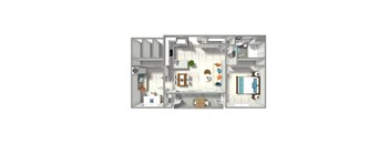 2 bedroom floor plan  apartments at the galleria apartments