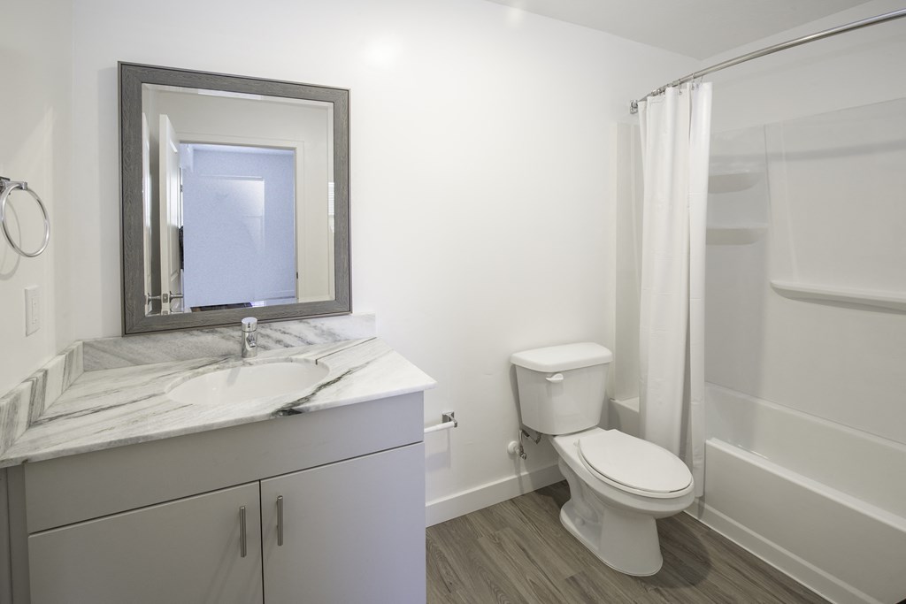 a bathroom with a toilet and a sink and a shower