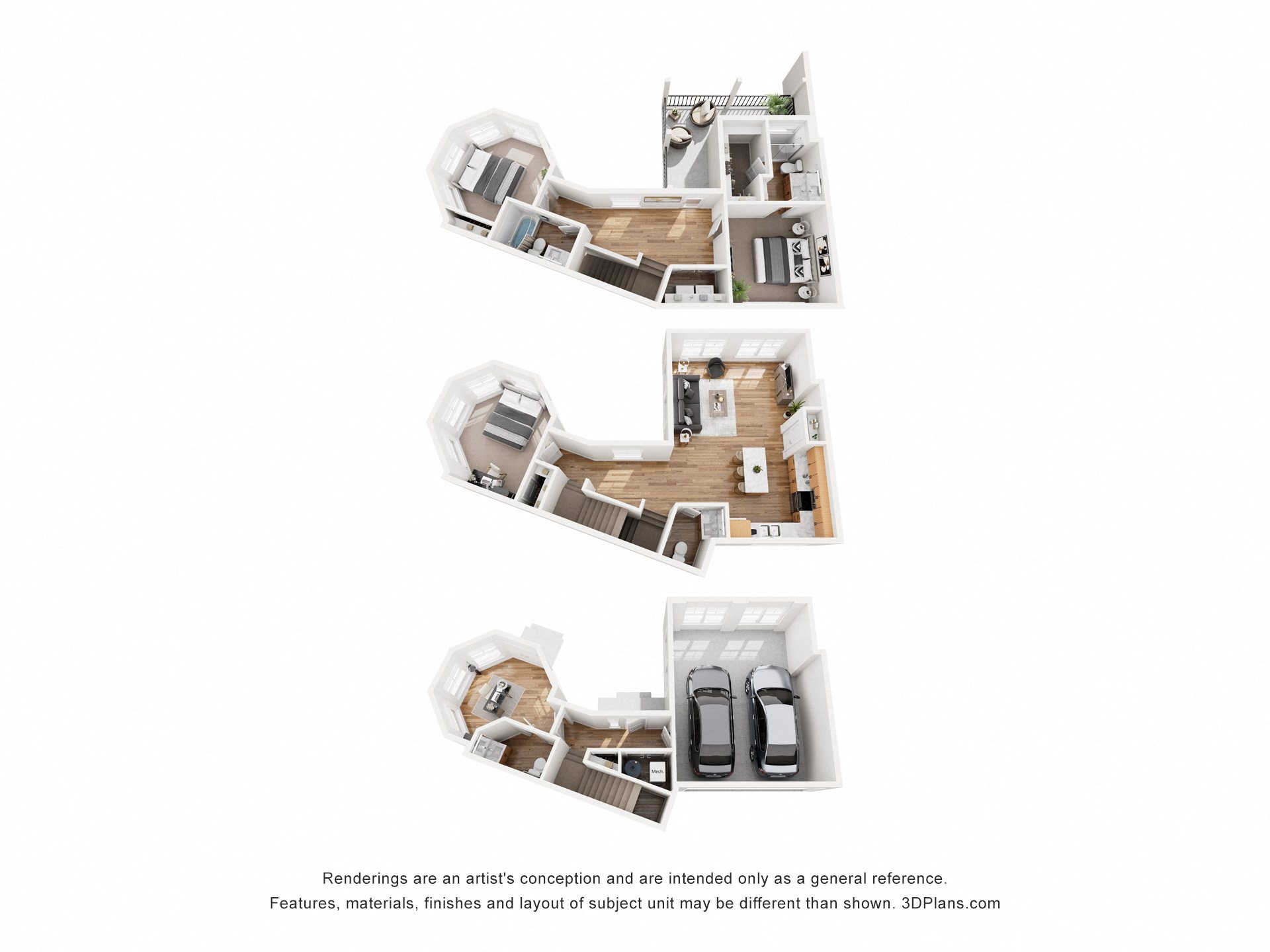 3 Bedroom / 2.5 Bathroom