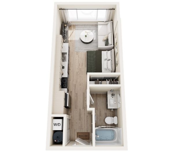 A white bathroom with a toilet, sink, and shower.