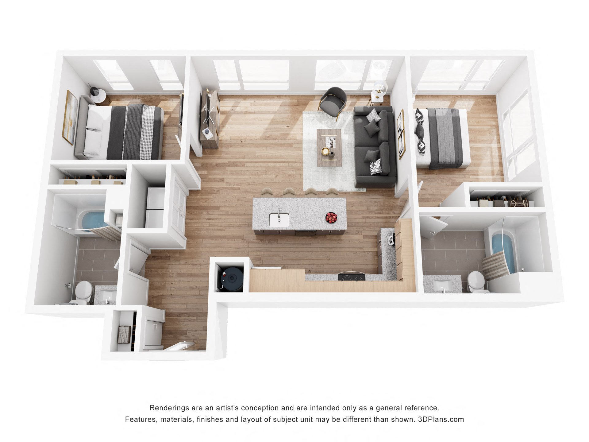 2 bed 2 bath A at SPARK Apartments, Salt Lake CIty, 84116
