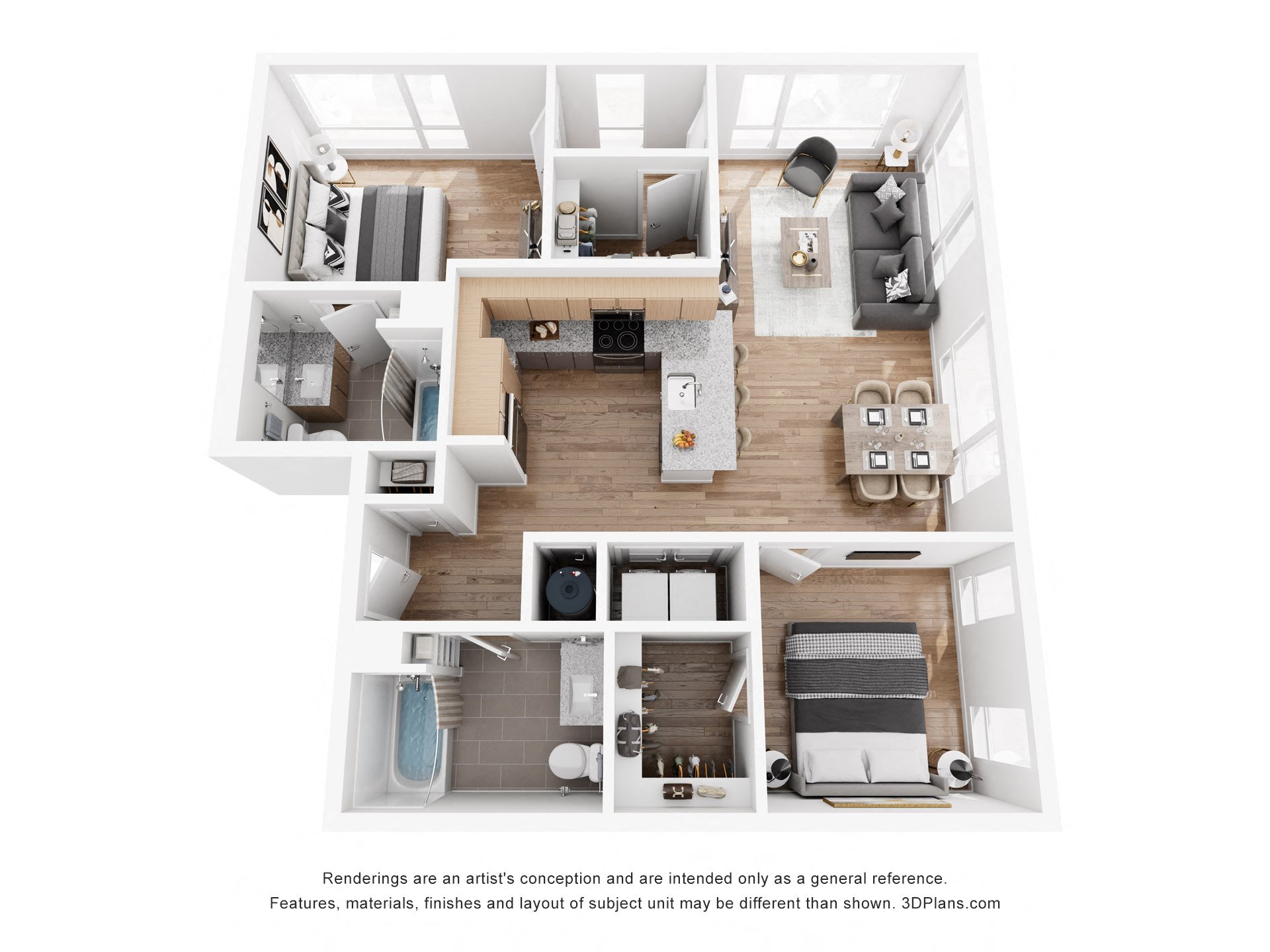 2 bed 2 bath C at SPARK Apartments, Salt Lake CIty
