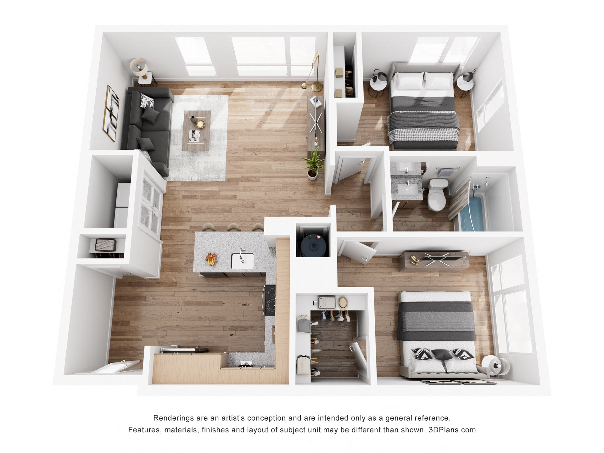 2 bed 2 bath D at SPARK Apartments, Salt Lake CIty, UT, 84116
