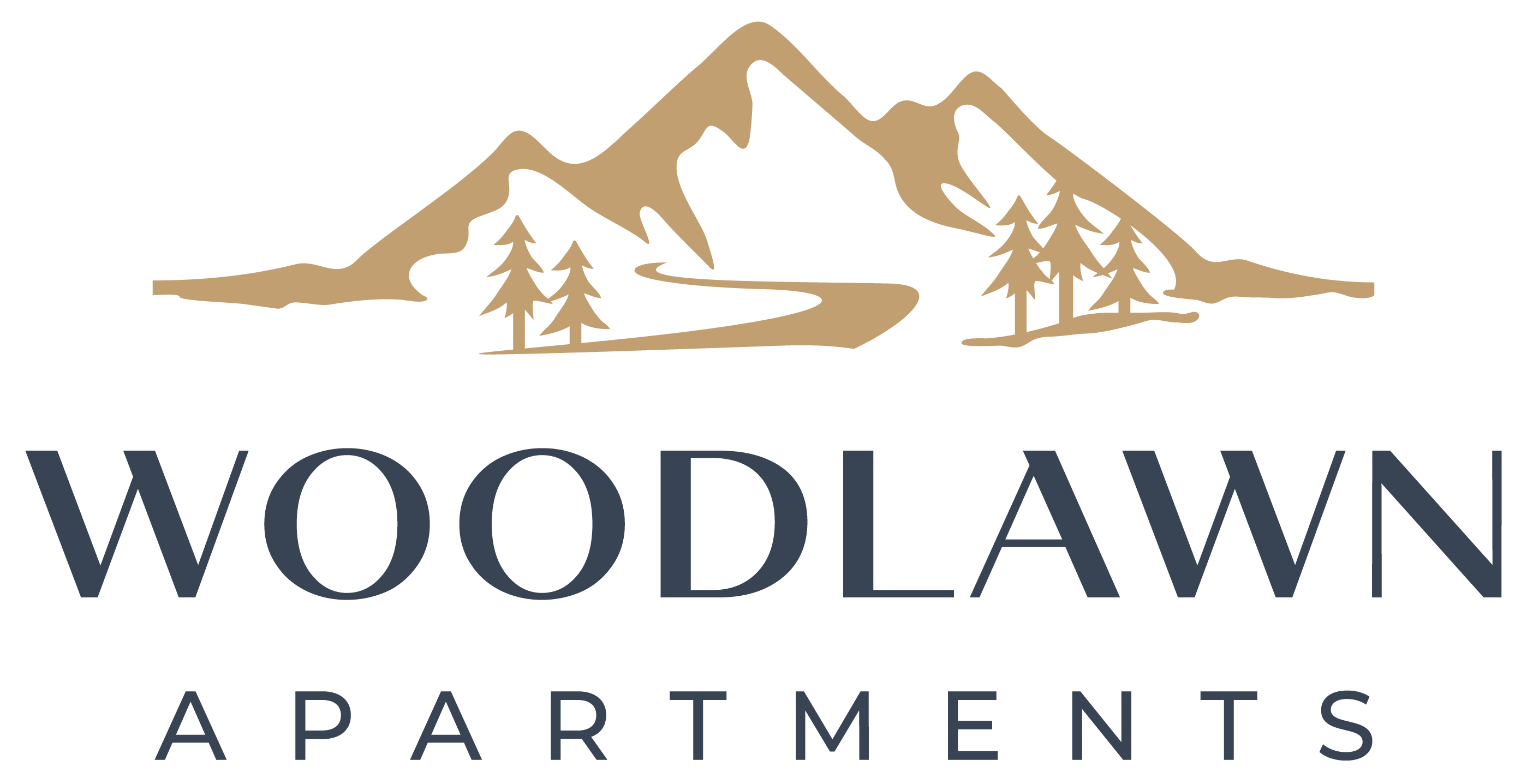 a logo for woodland apartments woodland apartments logo, transparent png download
