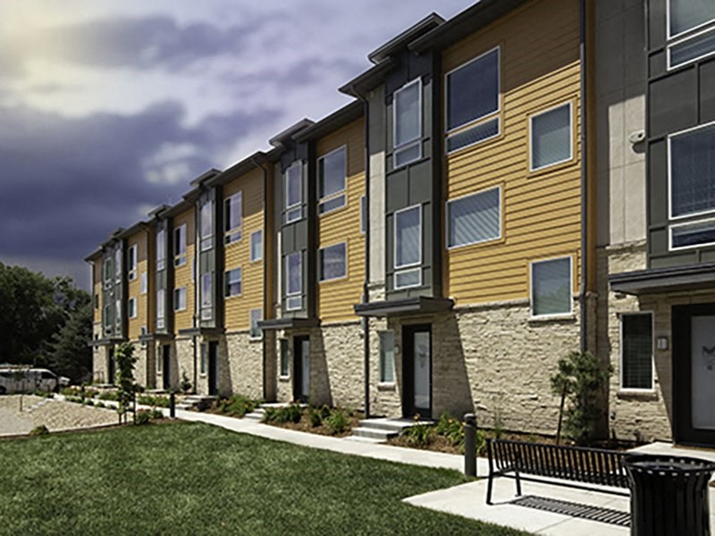 outside view of Townhome