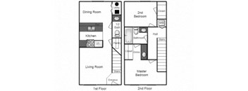 a floor plan of a house