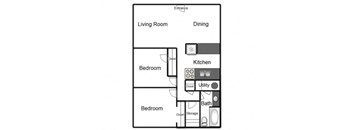 Two Bedroom/One Bathroom