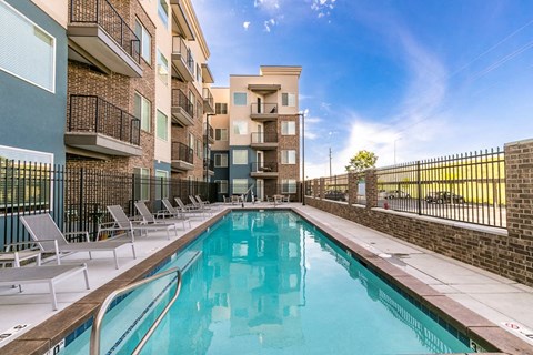 Pool and lounge area
