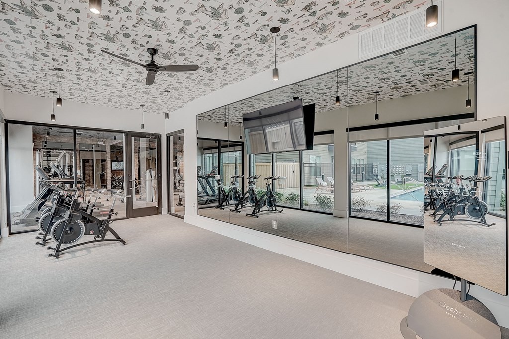 the gym at the house