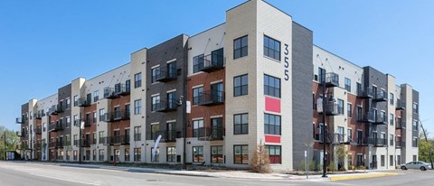 Building exterior at Panton Mill Station Apartments,J Street Property Services, LLC, Illinois