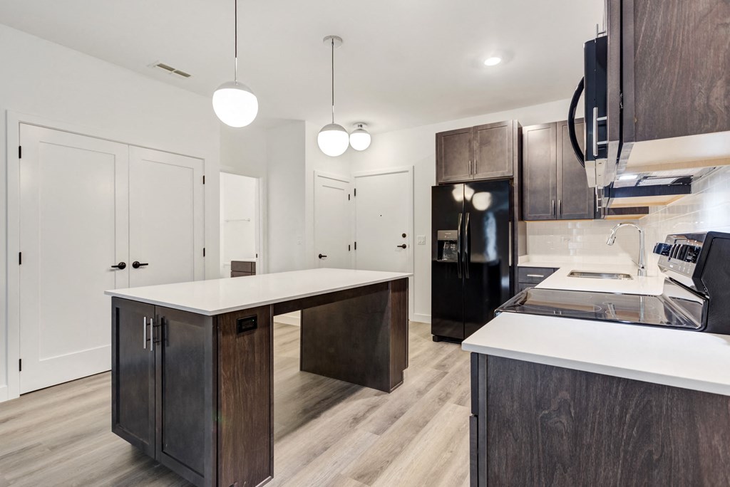 Modular Kitchen at Winfield Station Apartments, J Street Property Services, Illinois