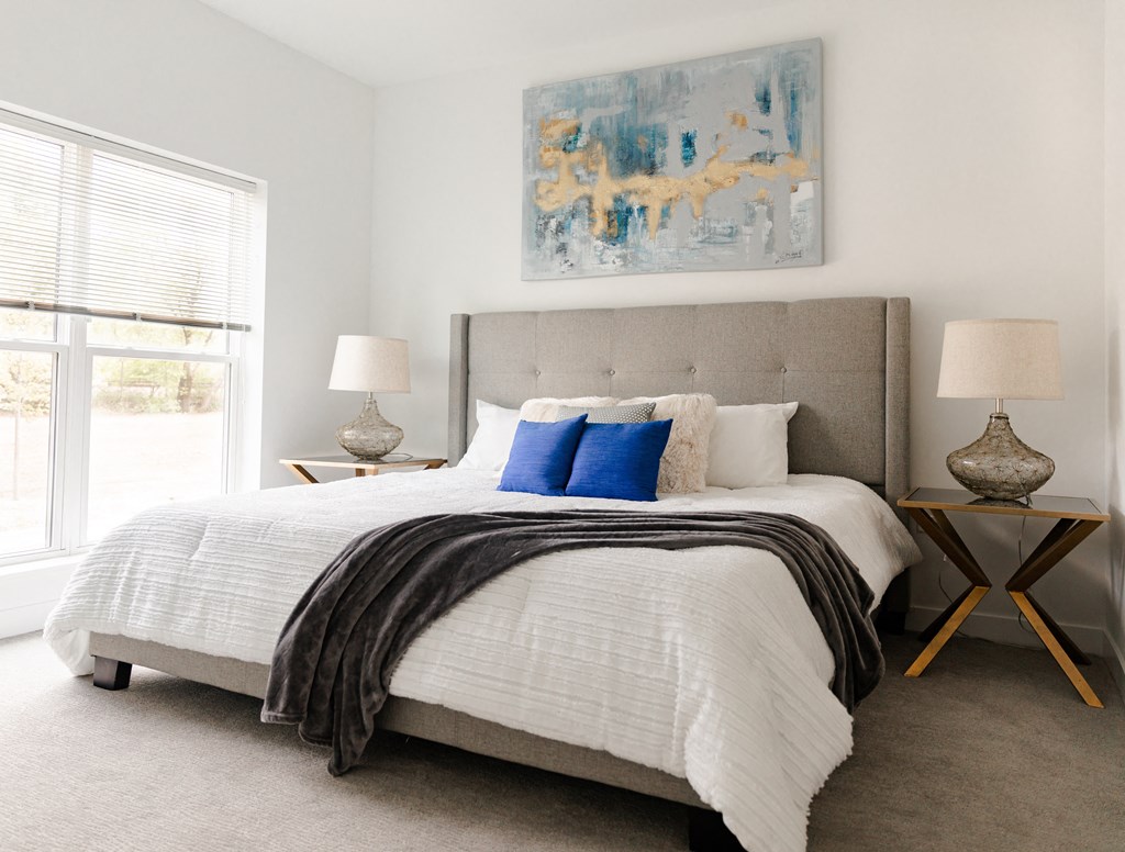 Gorgeous Bedroom at Winfield Station Apartments, J Street Property Services, Winfield, IL