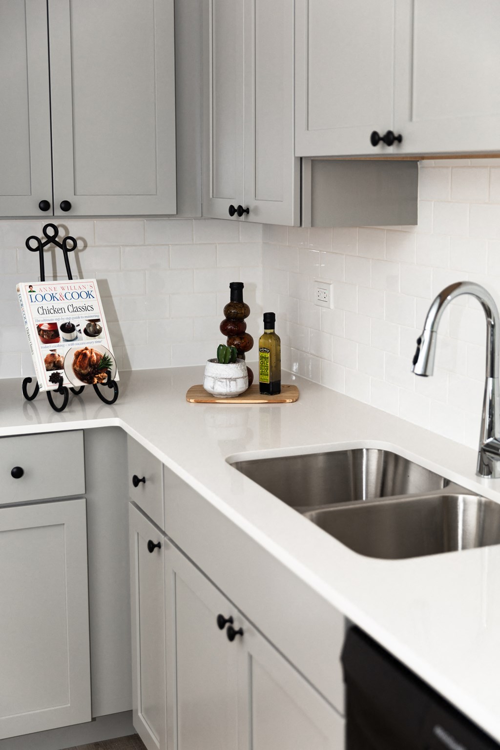 Sink With Faucet at Winfield Station Apartments, J Street Property Services, Winfield, IL, 60190