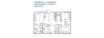 3 bedroom 2 bath