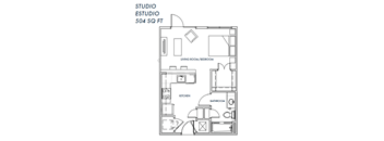 Studio Floor Plan