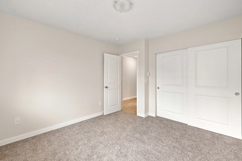 A Renovated Bedroom at The Regency Apartments