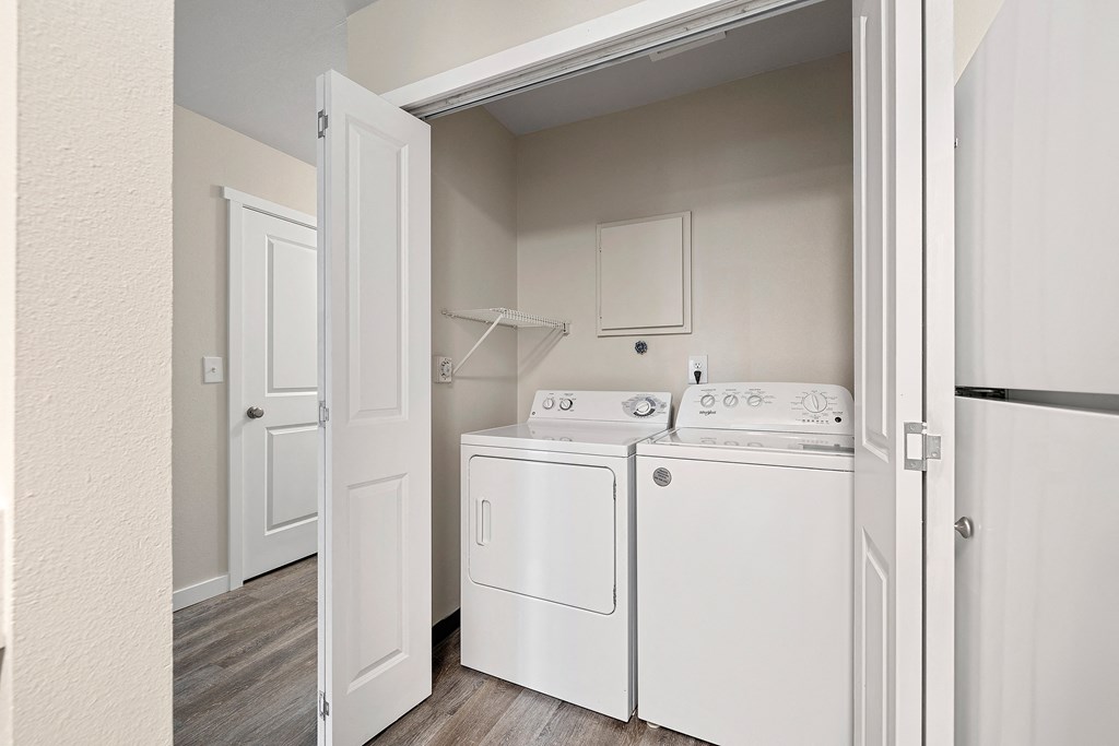 In-Unit Full Sized Washer and Dryer at The Regency Apartments