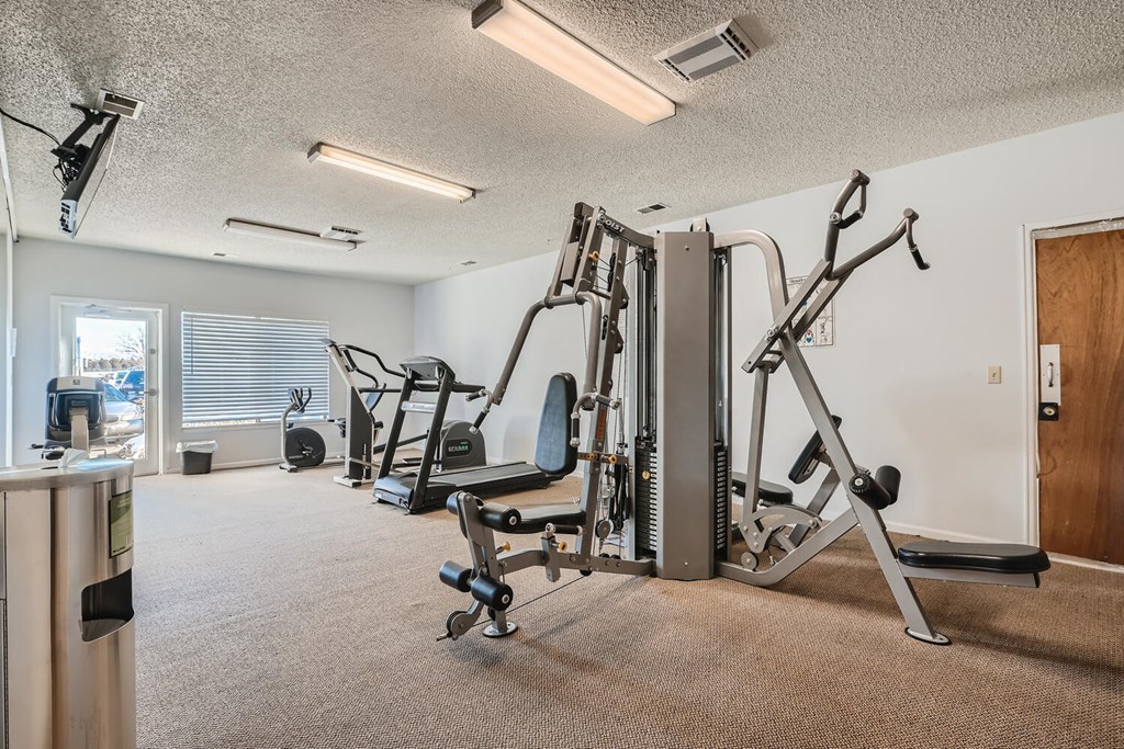 Our Fitness Center at Horizon East Apartments in Aurora, Colorado