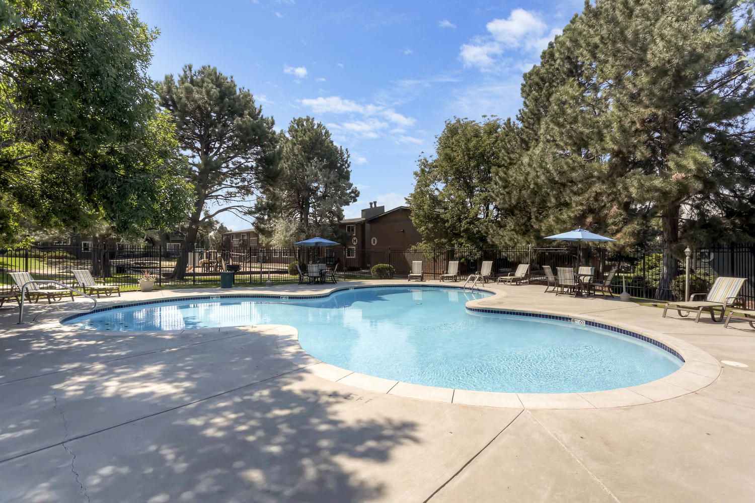 The Community Outdoor Pool at Greentree Village Apartments