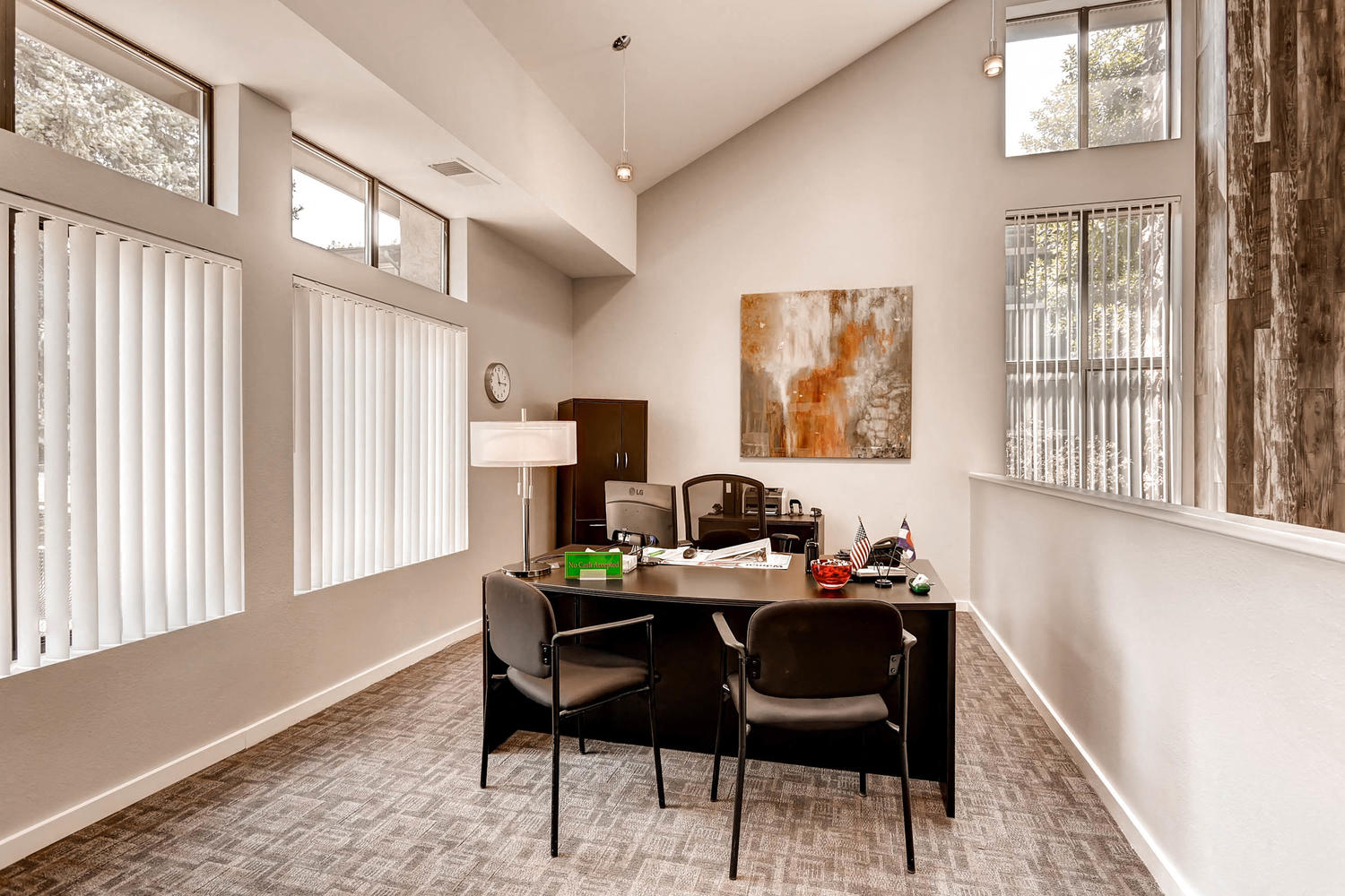 Inside Our Leasing Office at Greentree Village Apartments in Denver, Colorado