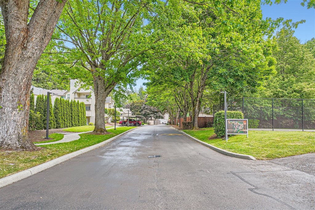 Property Entrance to Bellwether Apartments in Olympia, Washington