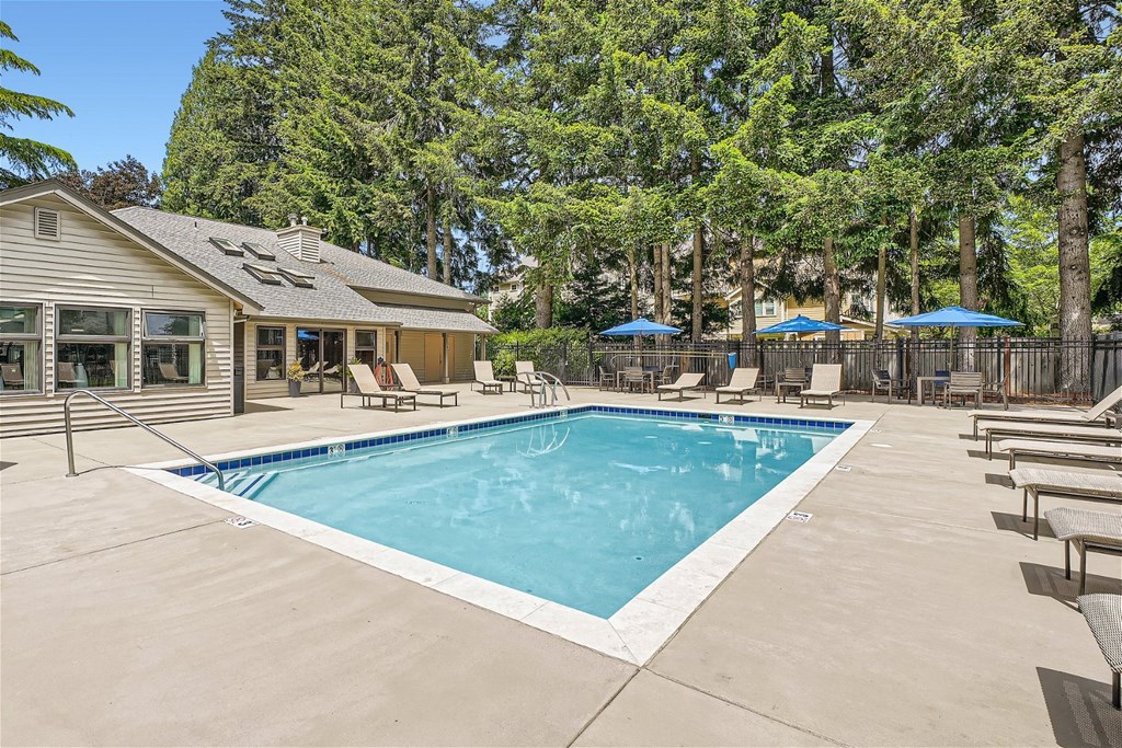 Our Swimming Pool at Bellwether Apartments in Olympia, Washington