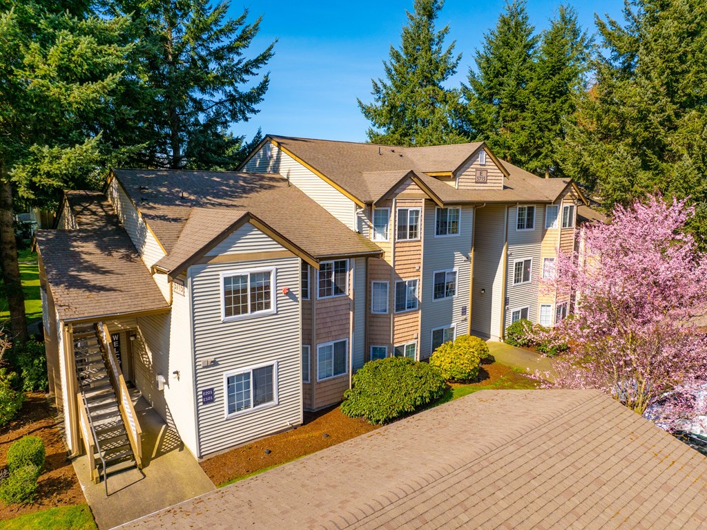 Exterior buildings at Capitol City in Lacey, WA