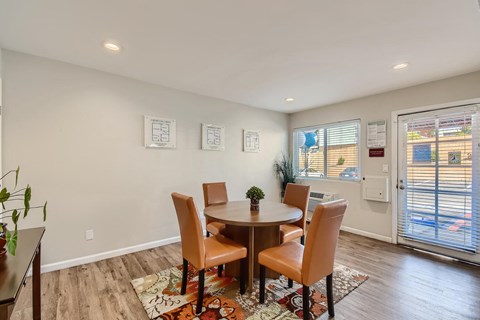 The Leasing Office Interior at Vista Flores Apartments