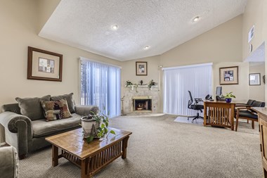 The Interior of the Leasing Office at Hilltop View Apartments