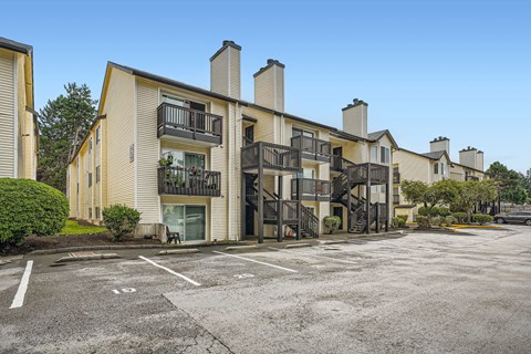 Exterior Buildings at Brookhaven Apartments in Federal Way, Washington