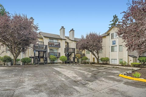Exterior Buildings at Brookhaven Apartments in Federal Way, Washington