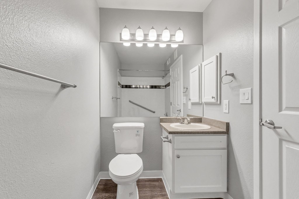 A Bathroom at The Buttes Apartments, Loveland