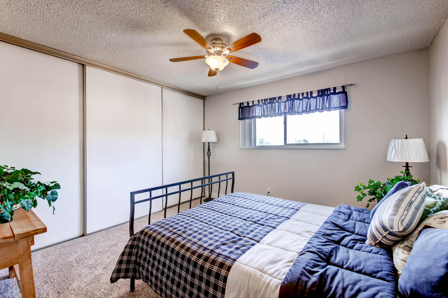 A Standard Bedroom at Greentree Village Apartments
